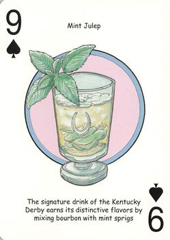 2006 Hero Decks Derby Deck Playing Cards #9♠ Mint Julep Front